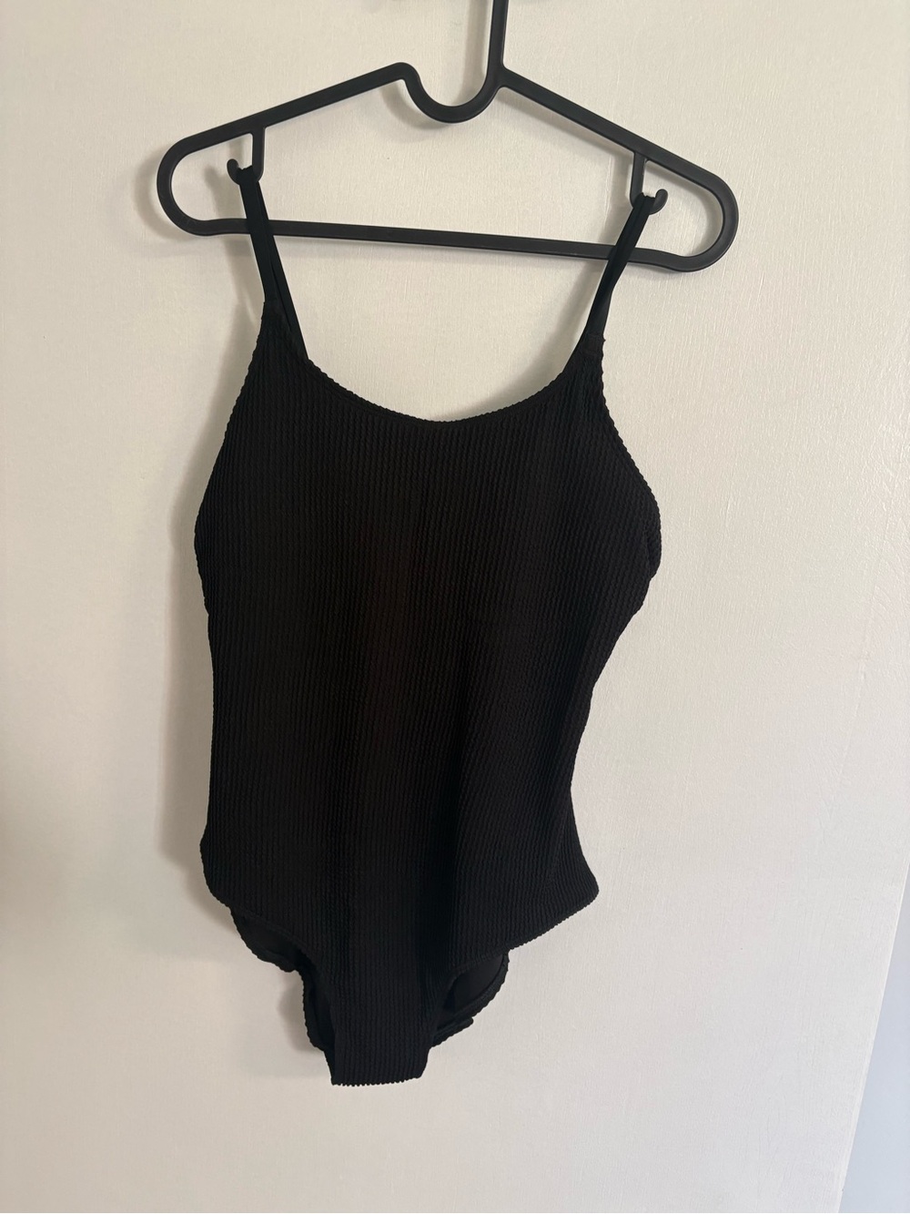 George Black Ribbed Kids One-Piece Bodysuit